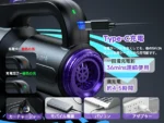 掃除機 コードレス【★28000pa超強力吸引!P5倍 超軽量! 2026改良進化モデル!吹き飛ぶ/吸い込む/空気入れ!】 36分連続稼働 0.6kg Type-C充電式 6WAY LEDライト付 布団用ブラシ付 浮き輪やエアマット対応 HEPA多重濾過ハンディークリーナー ワンタッチゴミ捨て 省エネ3年保証
