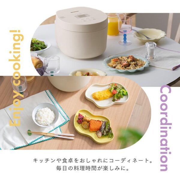 炊飯器 5.5合 一人暮らし用 5合炊き IH アイリスオーヤマ コンパクト 銘柄炊き パン ケーキ 省エネモード 炊飯ジャー RC-ILA50 安心延長保証対象【JB】