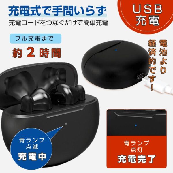 集音器 高齢者 ワイヤレス イヤホン 型 小型 充電式 口コミ やすい デジタル 両耳 片耳 ハウリングなし 軽量 5段階 爆買