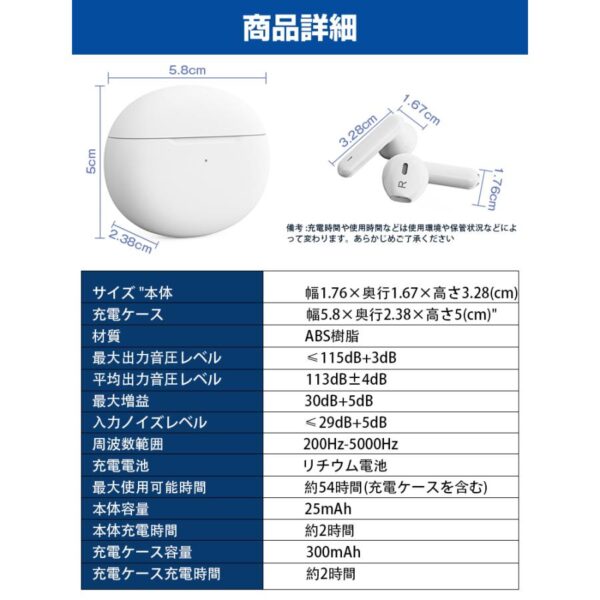 集音器 高齢者 ワイヤレス イヤホン 型 小型 充電式 口コミ やすい デジタル 両耳 片耳 ハウリングなし 軽量 5段階 爆買