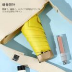 ミニ傘 軽量折りたたみ傘 小型傘カバーボックス フラット傘 UVカット